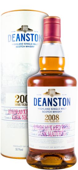 2008 Deanston Bordeaux Red Wine Cask Matured