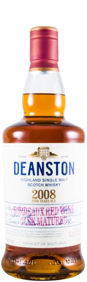2008 Deanston Bordeaux Red Wine Cask Matured