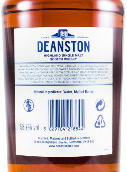 2008 Deanston Bordeaux Red Wine Cask Matured
