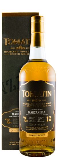 2002 Tomatin 12 anos Manzanilla Cuatro Series
