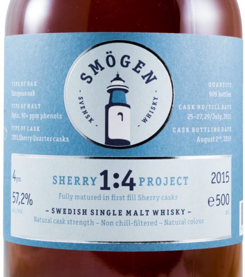 2011 Smögen Sherry Project 1:4 3 anos 50cl