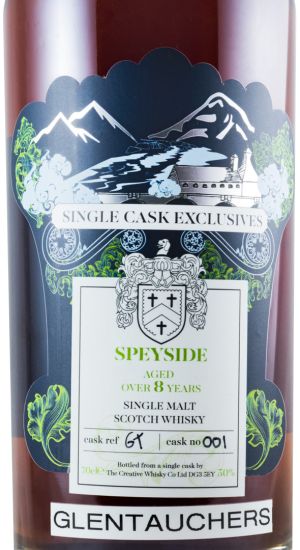 Speyside 8 anos Single Cask Exclusives Cask N.º 001