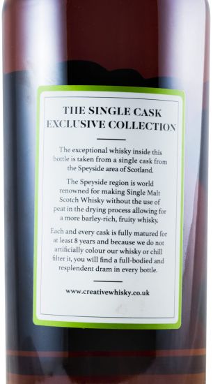 Speyside 8 anos Single Cask Exclusives Cask N.º 001