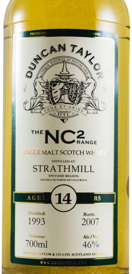 1993 Duncan Taylor Strathmill 14 anos Dimensions
