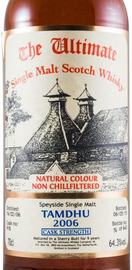 2006 The Ultimate Tamdhu Cask Strength