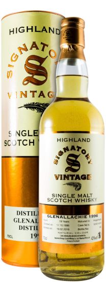 1996 Signatory Vintage Glenallachie 19 anos