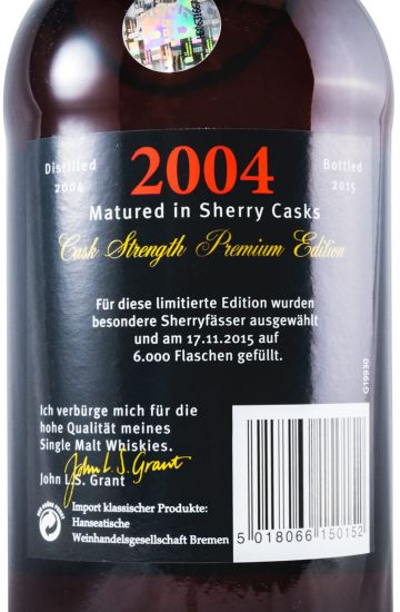 2004 Glenfarclas Cask Strength Premium Edition
