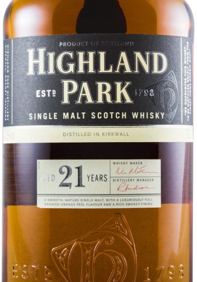 Highland Park 21 anos 47.5%