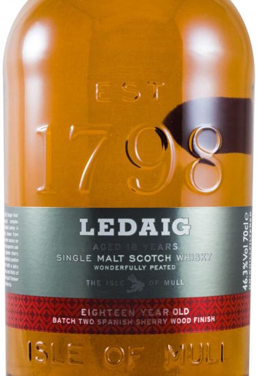 Ledaig 18 anos Batch Two Spanish Sherry Wood Finish