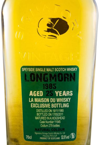 1985 Signatory Vintage Longmorn 25 anos