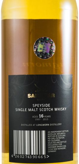 1997 Longmorn 16 years Selection Sansibar