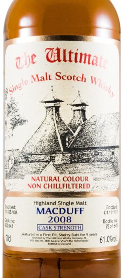 2008 The Ultimate Macduff Cask Strength