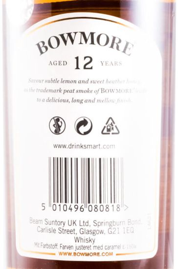Bowmore Legendary N.º 1 12 years w/ 2 Miniatures