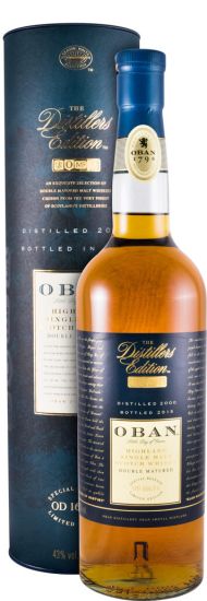 2000 Oban Montilla Fino Cask Distillers Edition (engarrafado em 2015)