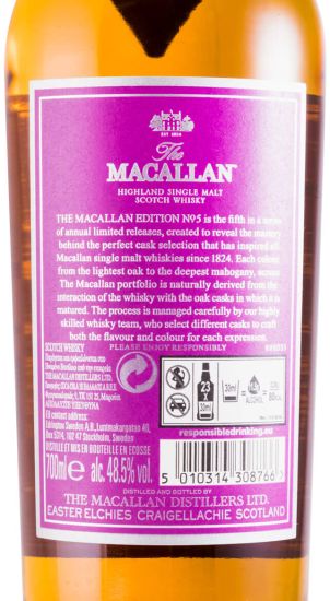 Macallan Edition N.º 5 Edição Limitada