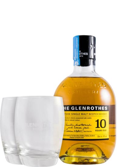 Glenrothes 10 anos c/2 Copos