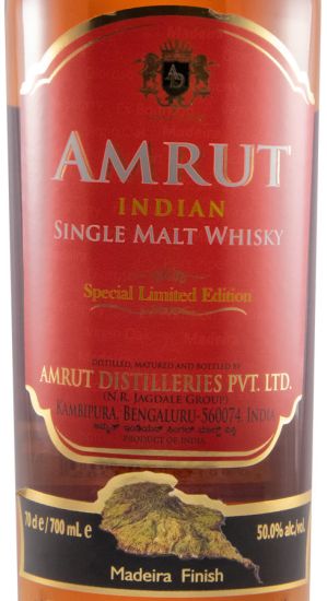 Amrut Madeira Finish Special Edição Limitada