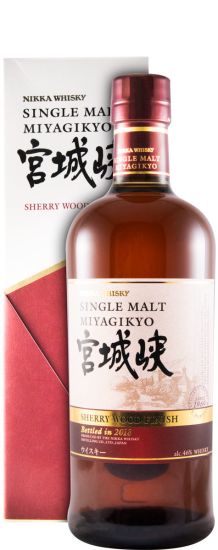 Nikka Miyagikyo Sherry Wood Finish Single Malt (engarrafado em 2018)