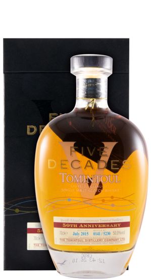 Tomintoul Five Decades 50th Anniversary (engarrafado em 2015)