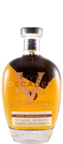 Tomintoul Five Decades 50th Anniversary (engarrafado em 2015)