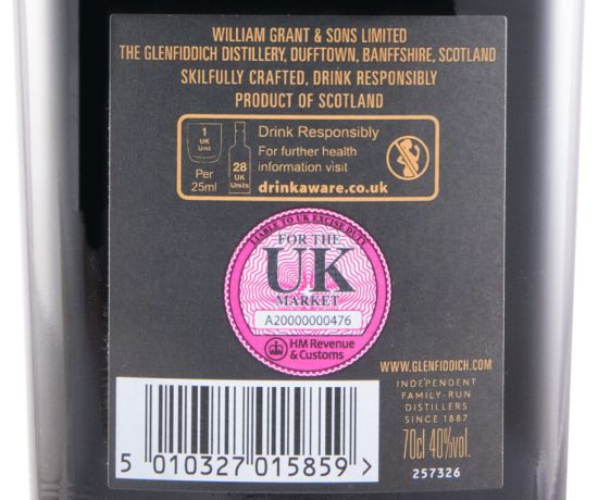 Glenfiddich Grand Cru Cuvée Cask Finish 23 anos