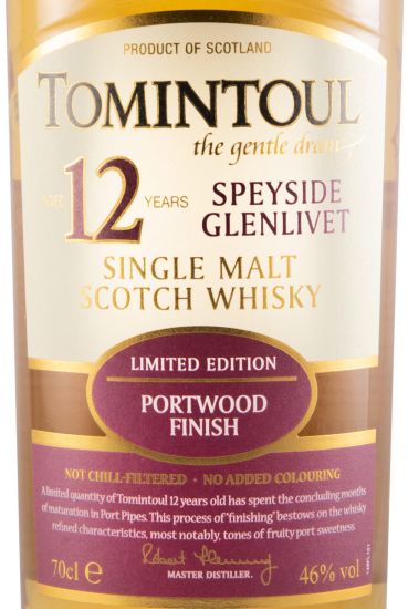 Tomintoul 12 anos Limited Editon Portwood Finish