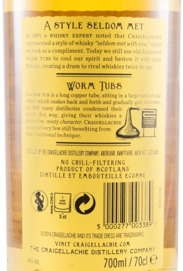 Craigellachie 13 anos Single Malt
