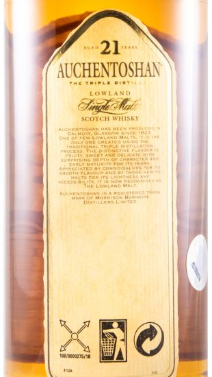 Auchentoshan 21 anos Triple Distilled Lowland