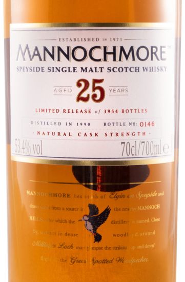 Mannochmore 25 anos Cask Strenght Limited Release