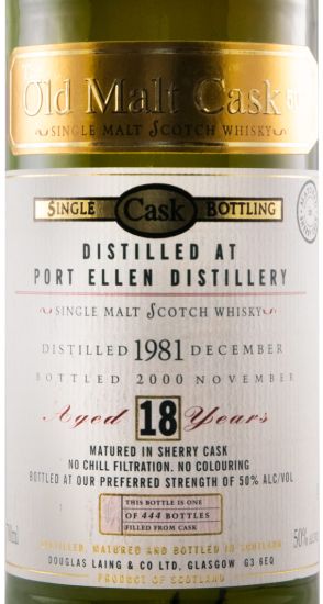 1981 Port Ellen 18 anos Old Malt Cask