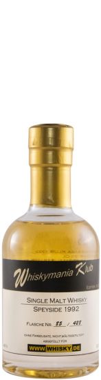 1992 Whiskymania Klub Speyside 20cl