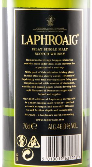 Laphroaig 2015 Cask Strength Edition 25 anos