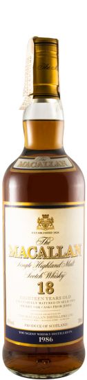 1986 Macallan 18 years