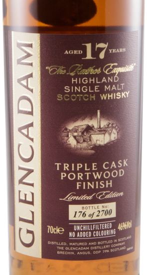 Glencadam Triple Cask Portwood Finish 17 anos