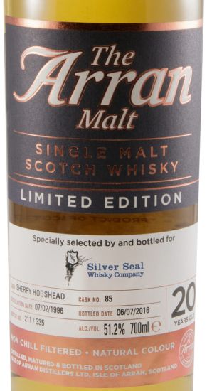 Arran Silver Seal 20 anos