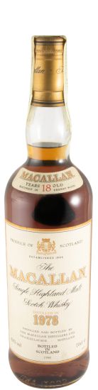 1978 Macallan 18 years (bottled in 1996)