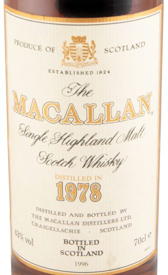 1978 Macallan 18 years (bottled in 1996)