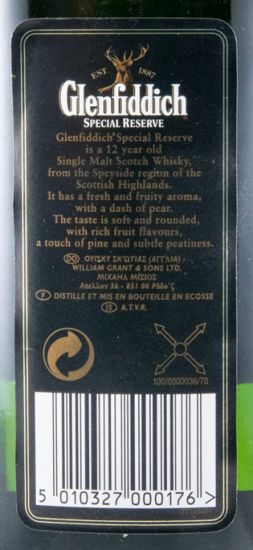Glenfiddich Special Reserve 12 anos