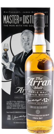 Arran Master of Distilling Ii James Mactaggart 12 anos
