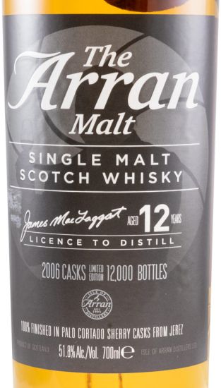 Arran Master of Distilling Ii James Mactaggart 12 anos