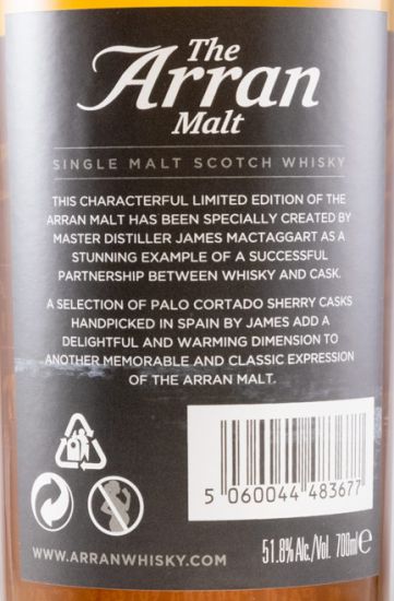 Arran Master of Distilling Ii James Mactaggart 12 anos