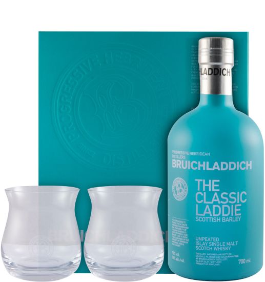 Bruichladdich Scottish Barley The Classic Laddie c/2 Copos