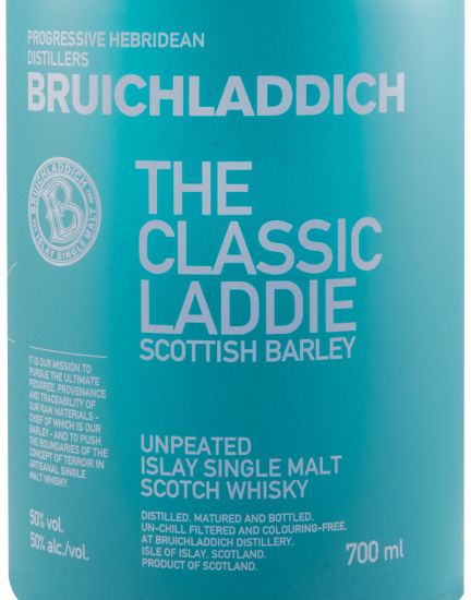 Bruichladdich Scottish Barley The Classic Laddie c/2 Copos