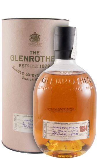 1984 Glenrothes (engarrafado em 1996)