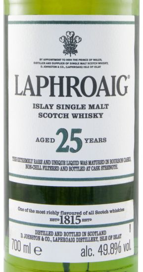 Laphroaig 25 anos 49.8%