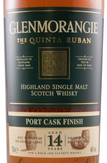 Glenmorangie Quinta Ruban Port Cask Finish Tinbox Giraffe 14 anos