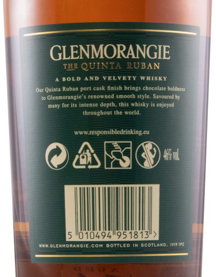 Glenmorangie Quinta Ruban Port Cask Finish Tinbox Giraffe 14 anos