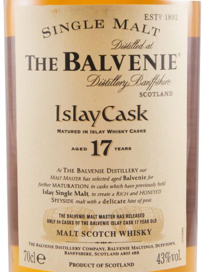 Balvenie Islay Cask 17 anos 43%