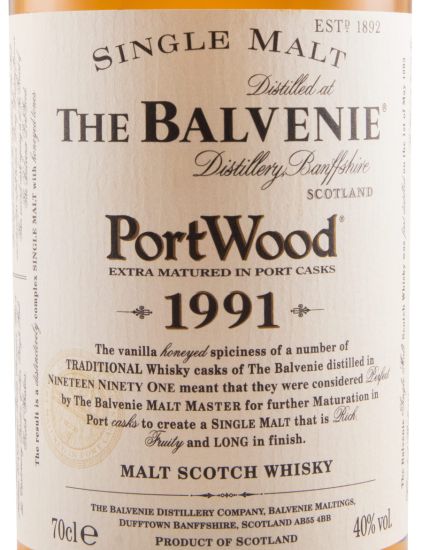 1991 Balvenie Portwood
