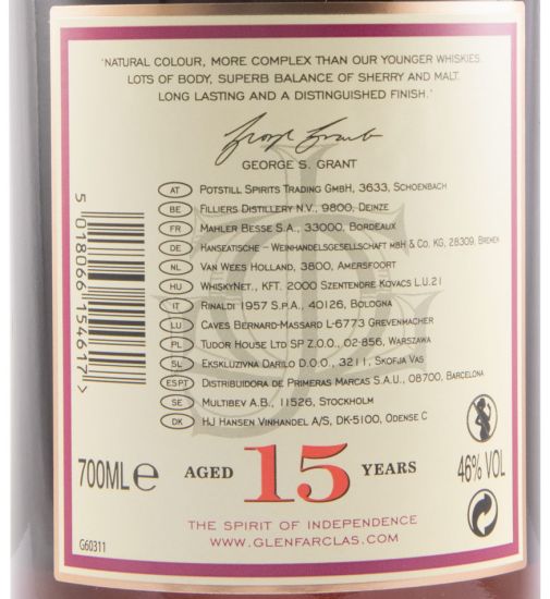 Glenfarclas 15 anos